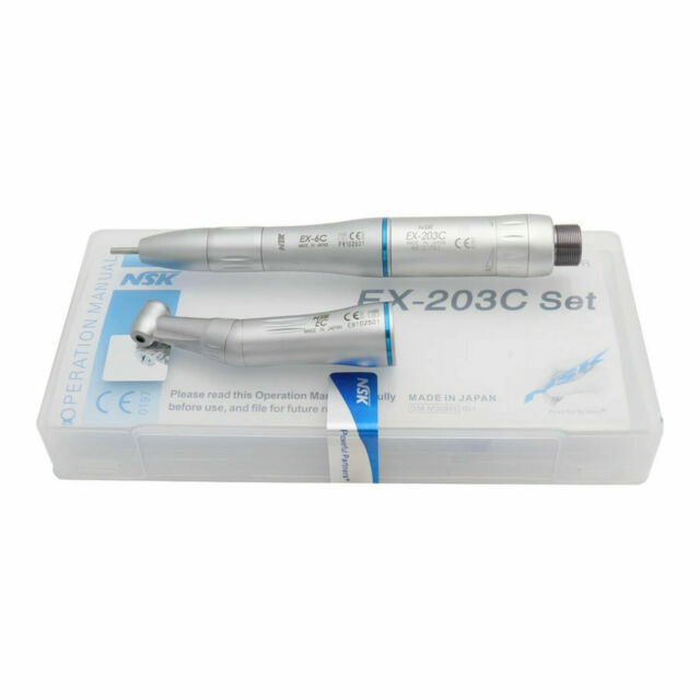 NSK Type Dental Inner Water Spray Low Speed Handpieces Kit EX-203C 2H/4H CE US