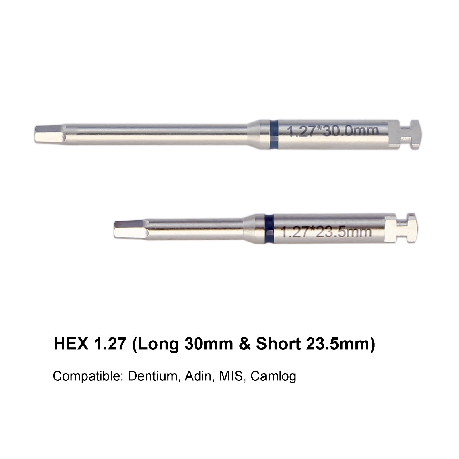 Implant Screwdriver Hex Driver Latch 1.2 1.25 T5 Astra Zimmer Thommen ICX Nobel