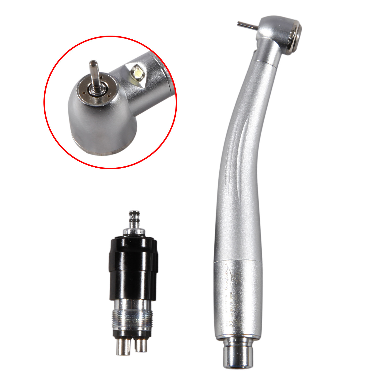 NSK Style Dental High Speed LED/None-LED Handpiece & Quick Coupler 4-Hole nxz