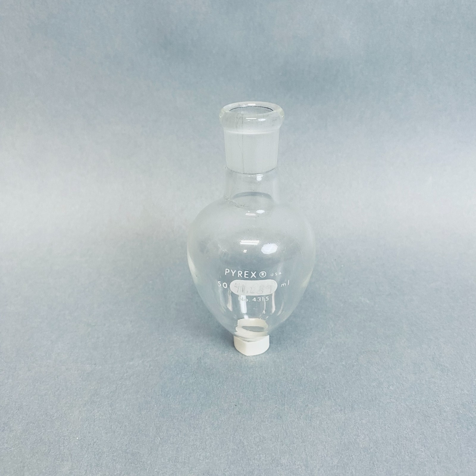 Assorted 50 ml Pear Shaped Flask 14/20 Joint Lot of 5 Flasks