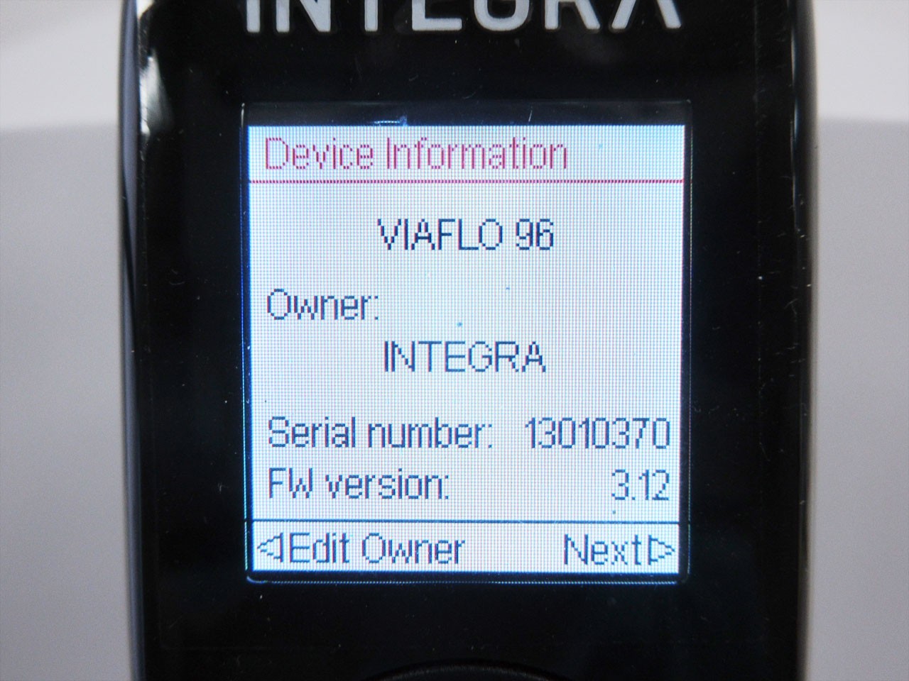 INTEGRA VIAFLO96 96 CHANNEL ELECTRONIC PIPETTE SYSTEM VIAFLO & 12.5 uL 6101 HEAD