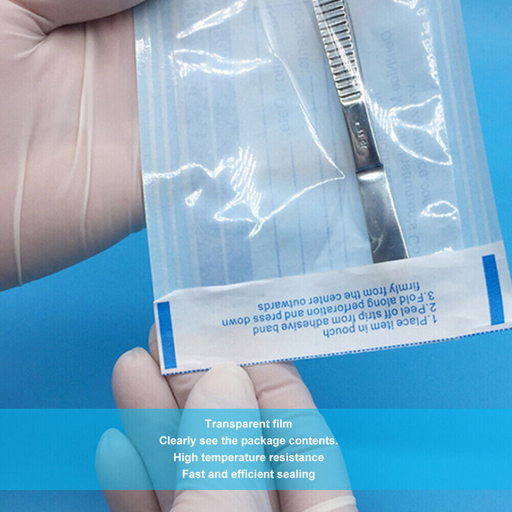 3.5″ x 10″ Self-ing Sterilization Pouches for Autoclave (Choose Quantity) DL