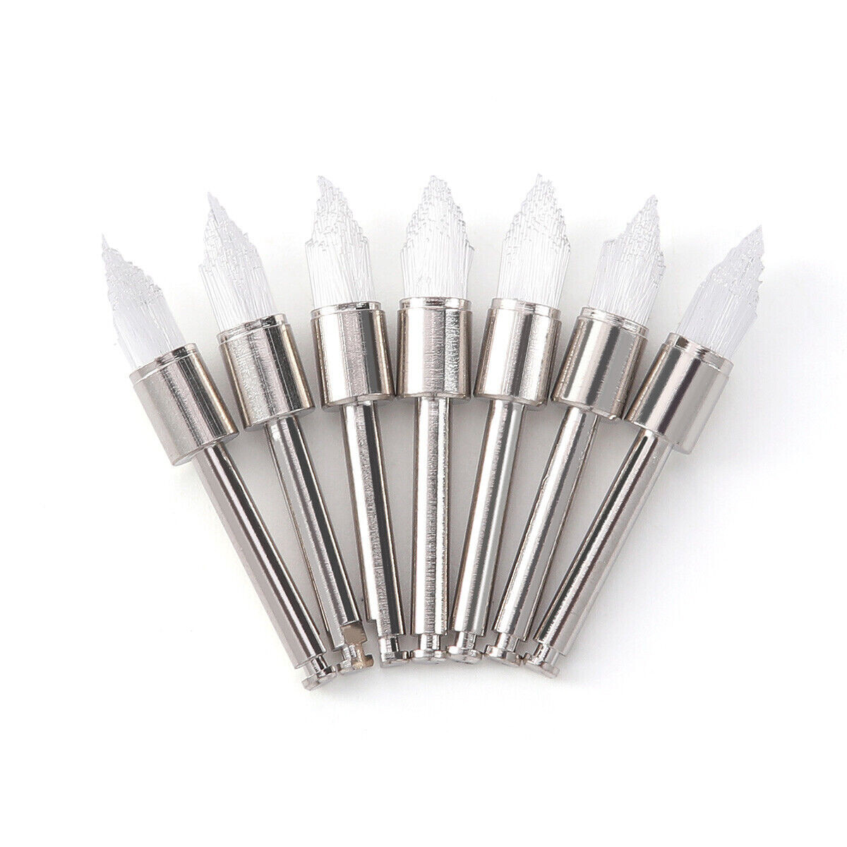 100 Pcs Dental Prophy Polishing Brush Nylon Bristle Flat/Tapered Prophylaxis RA