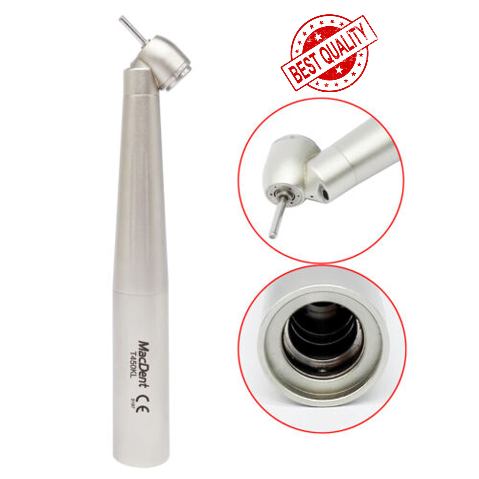 Dental 45 Degree Angle Surgical Handpiece KaVo NSK Coupler 4 Holes 6 Pins