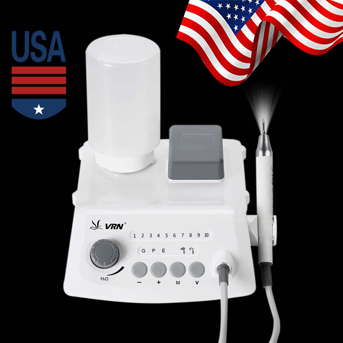 LED Dental Portable Ultrasonic Piezo Scaler Scaling Perio Endo F/ EMS Woodpecker