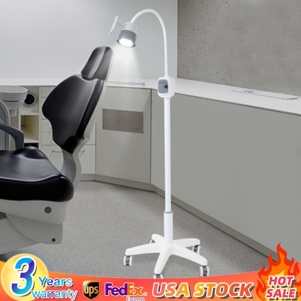 LED Surgical Examination Light Medical Exam Lamp Freestanding 5000-6000K White