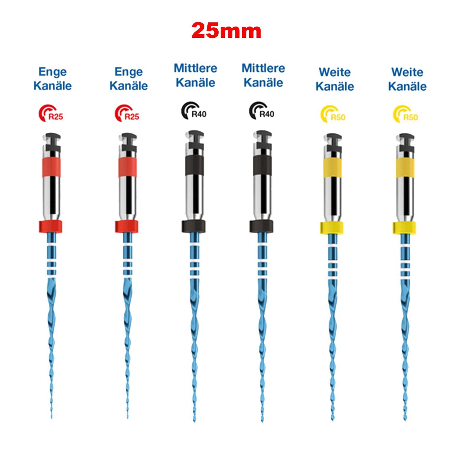 MACDENT Dental R25 R40 R50 Dental Gutta Percha Points For VDW Niti Files