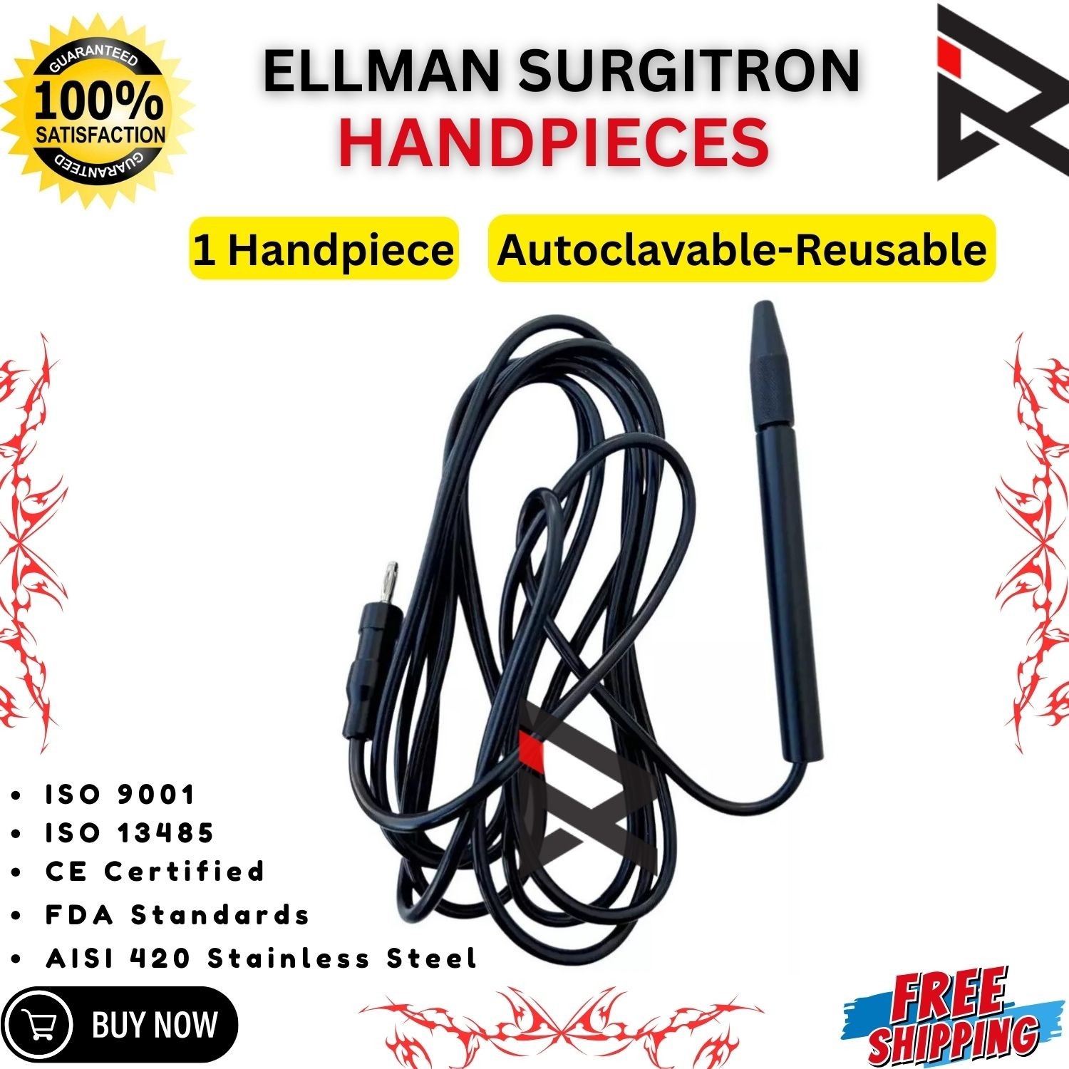 Ellman Surgitron FFPF CE Certified Handpiece Electrosurgical Best Quality Handle