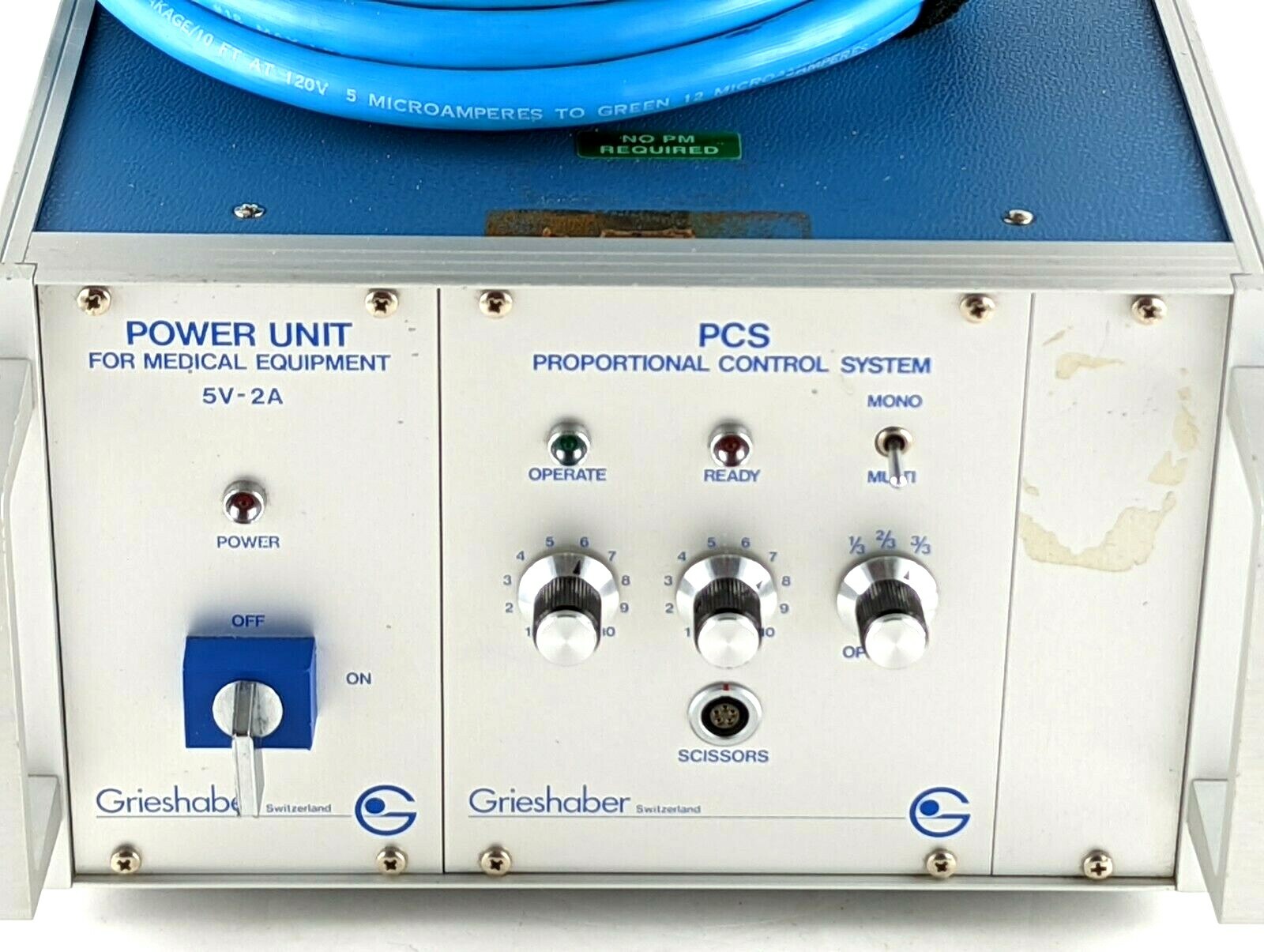 Grieshaber PCS Proportional Control System Power Unit for Medical Equipment