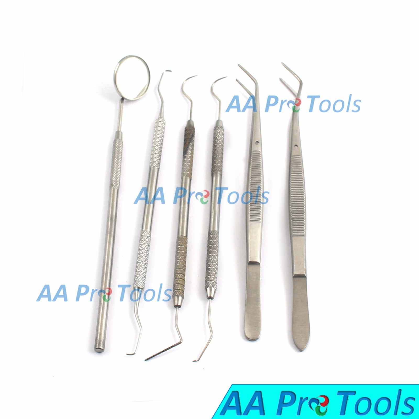 Basic Dental Exam Remover Kit, Oral Examination Set Stainless Steel Dn-352