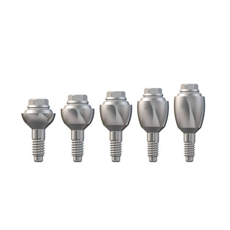 5x Dental MIS® Seven SP – Ø4.8mm Compatible Straight Multi Unit Abutments