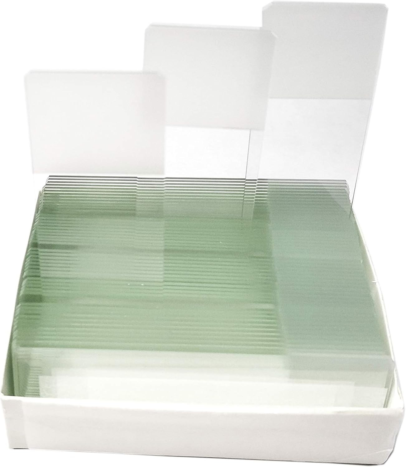50PCS Blank Microscope Slides and 100PCS Square Cover Glass (22Mmx22Mm) Coversl