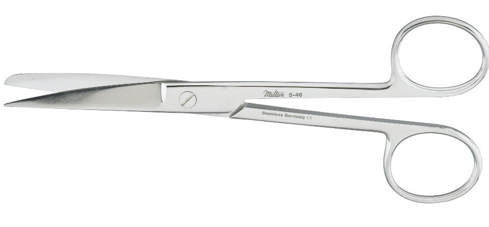 Miltex Vantage Operating Scissors Curved, S/B, Stainless Steel 5-1/2″ V95-46