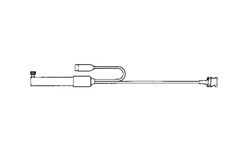 Used FISHER Electrode Connection Adapter US Standard/Pin Plug to BNC 13-620-498
