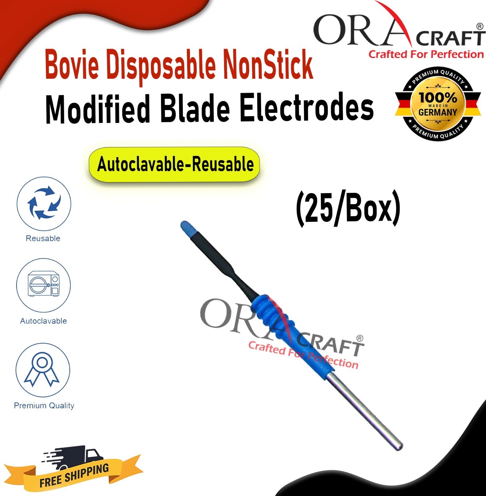 Bovie Disposable Modified NonStick Blade Electrodes CE Certified Fast Shipping