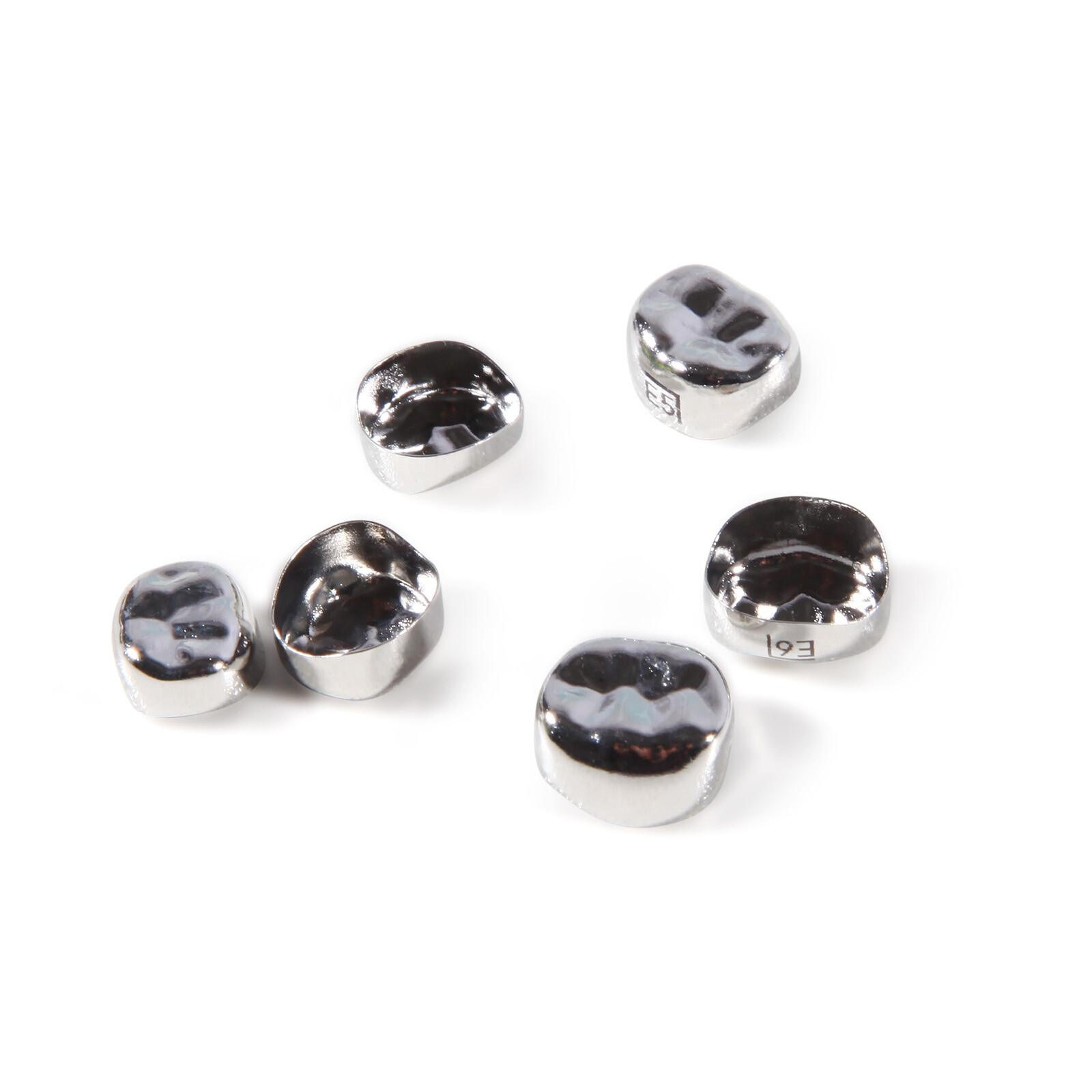 48 Size Dental Kids Primary Molar Crowns Stainless Steel Pediatric Crown USA