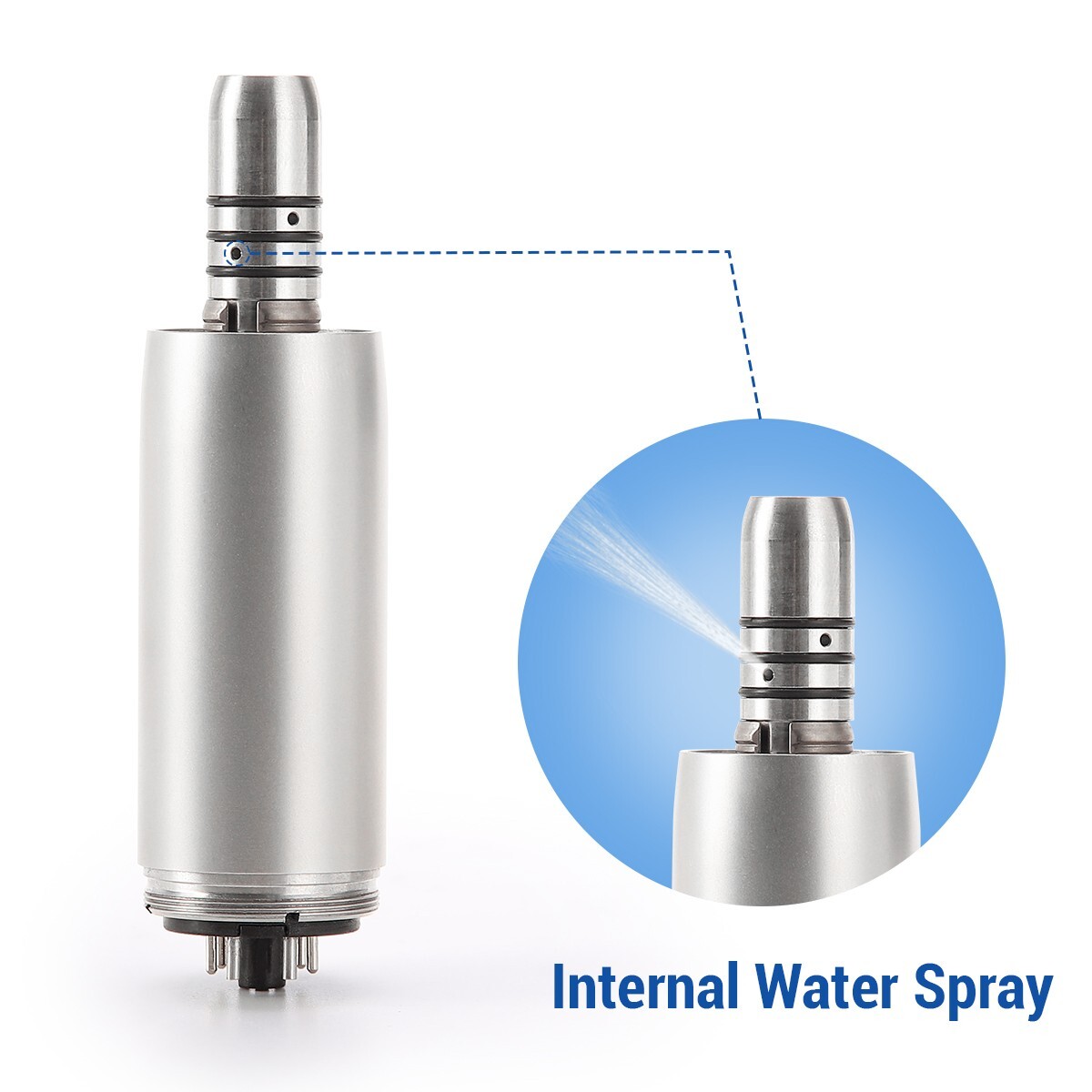 Micromotor LED eléctrico sin cepillo dental spray interno tipo E 3.4Ncm USA