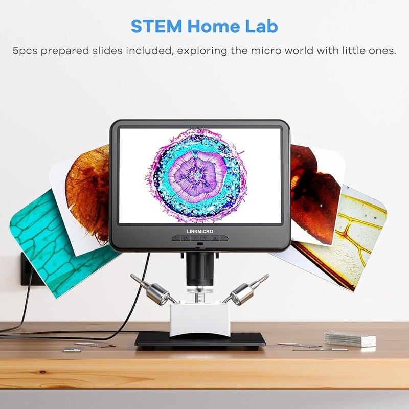 10.1” LCD Coin Digital Microscope Full View for Error Coins Soldering Camera