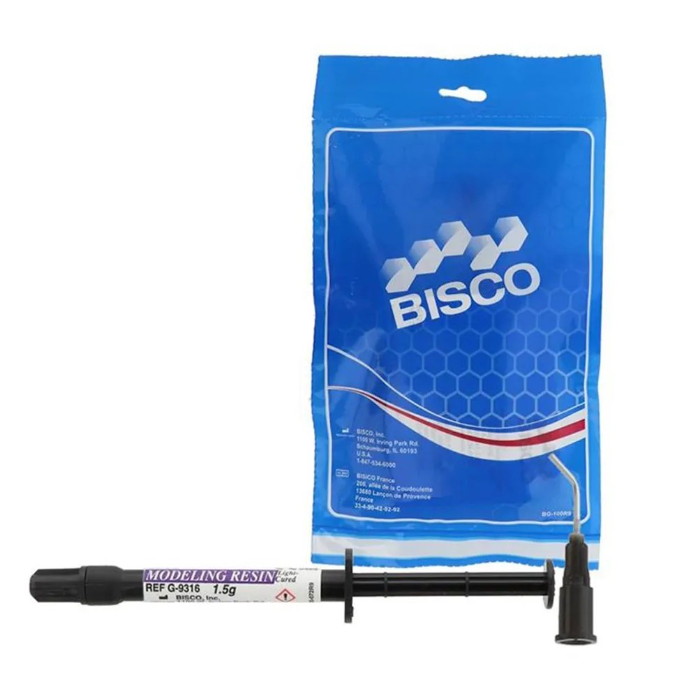 Bisco Modeling Resin Light Cured Low Viscosity Micro Filled 2 x 1.5g tubes