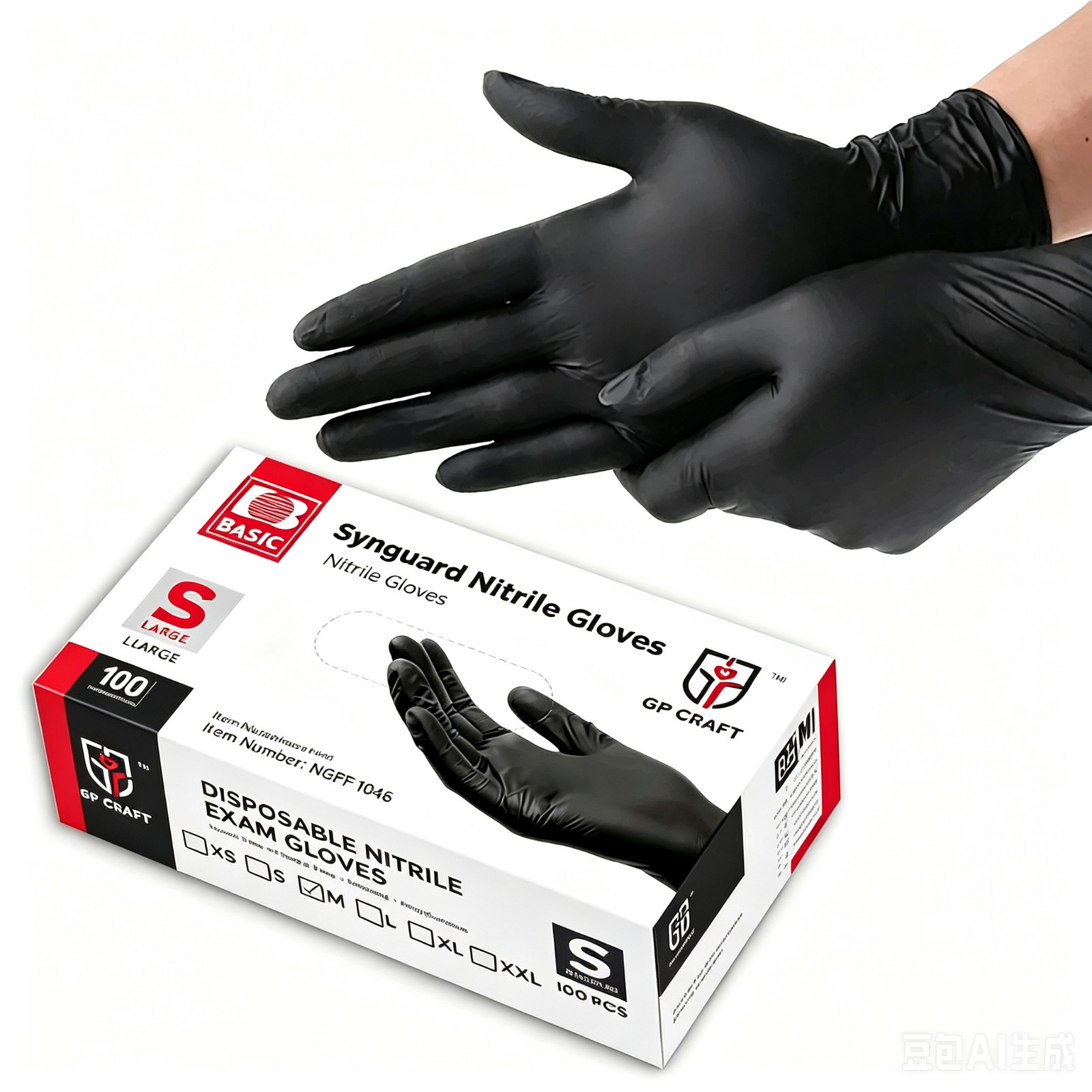 400Pcs Disposable Nitrile Gloves Food Safe BPA&Latex Free Stretchy for Food Hand