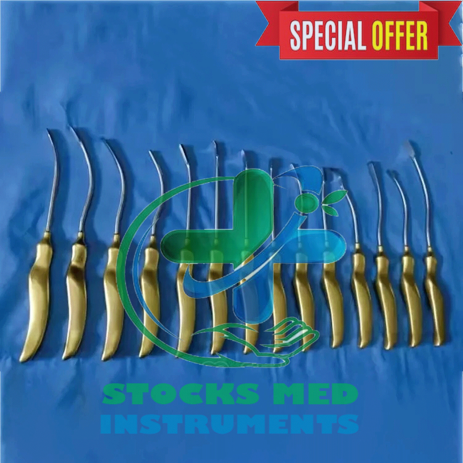 Plastic Surgery Set OF 14 PCS LIFT DISSECTORS INSTRUMENTS STAINLESS STEEL