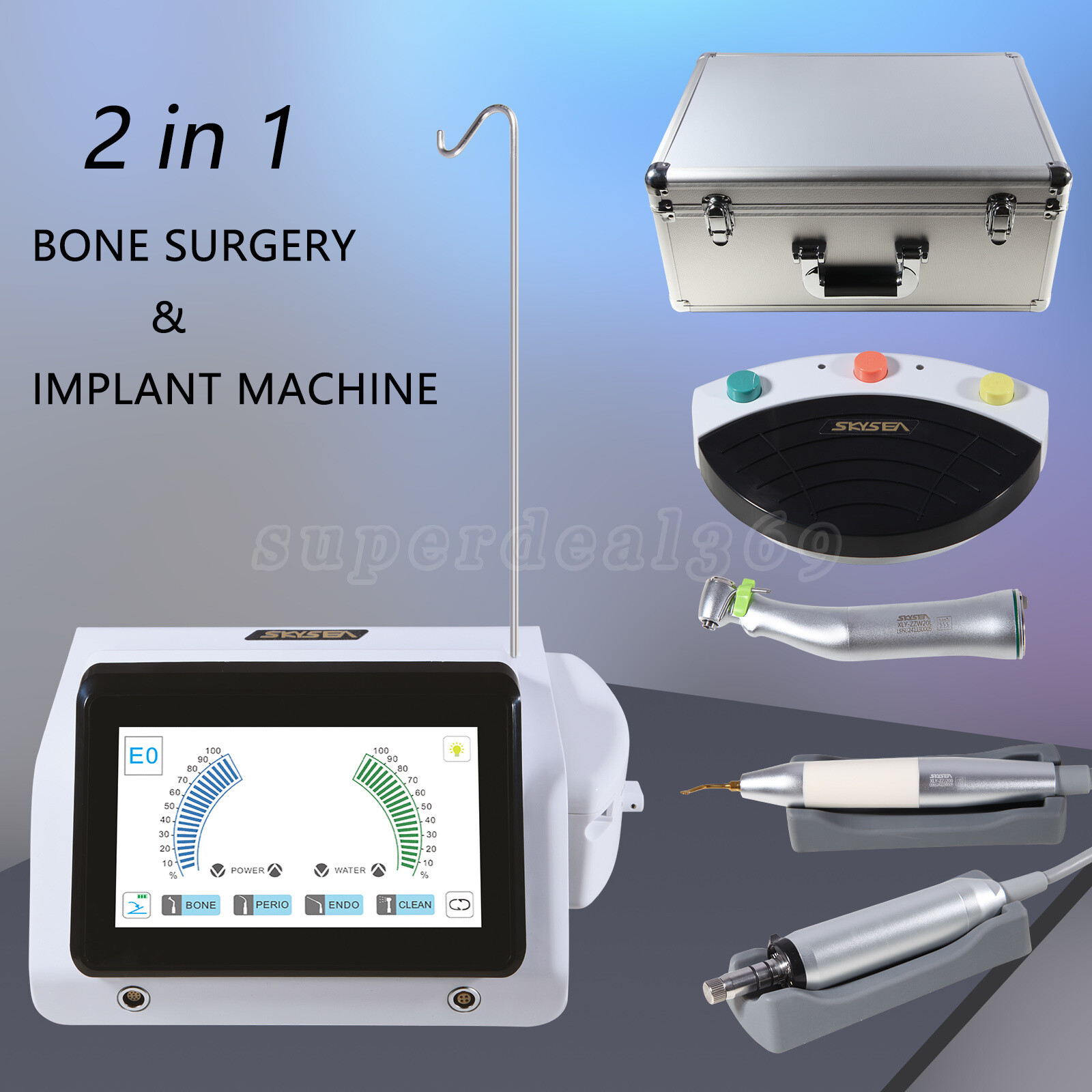Dental Piezo Surgery & Implant Motor Device 2 IN 1 SURGIC TOUCH Bone Cutter po
