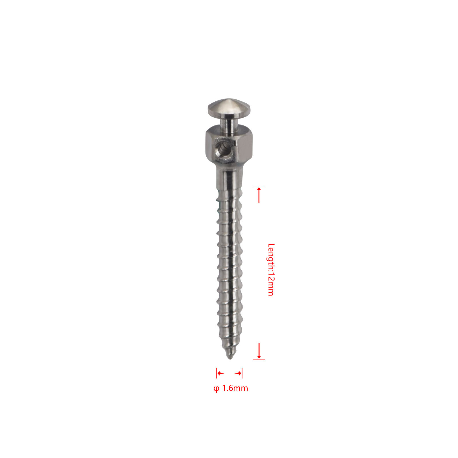 Dental Orthodontic Micro Implants Mini Screw Self-Drilling 10 Sizes & Handle R