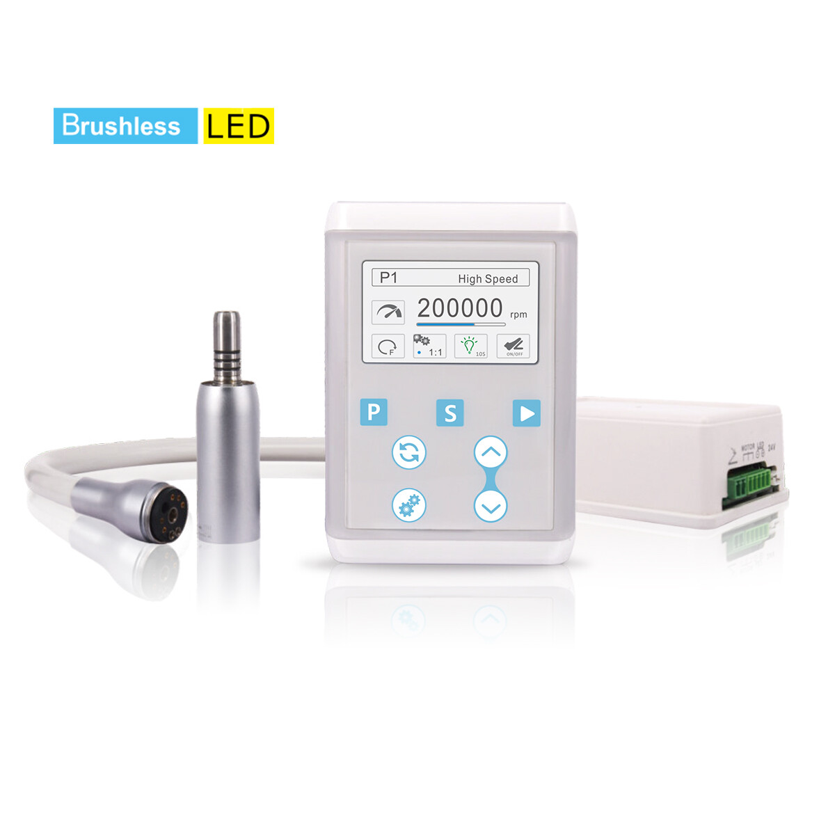 COXO Dental Electric Motor Built-in Brushless C PUMA INT/ LED Handpiece 1:5 /1:1
