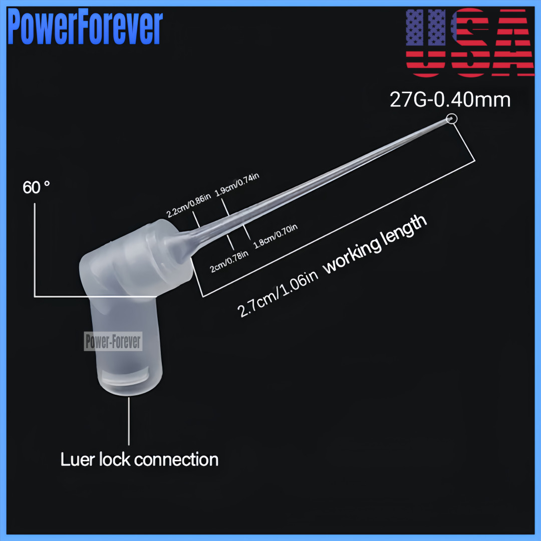 USA Dental PD Irrigator Tips Endo Root Canal Irrigation IrriFlex Style Flexible