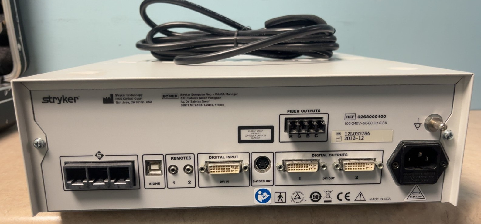 Stryker Flexible Control Unit 268000100 w/CST-5000s Video Cystoscope- Warranty