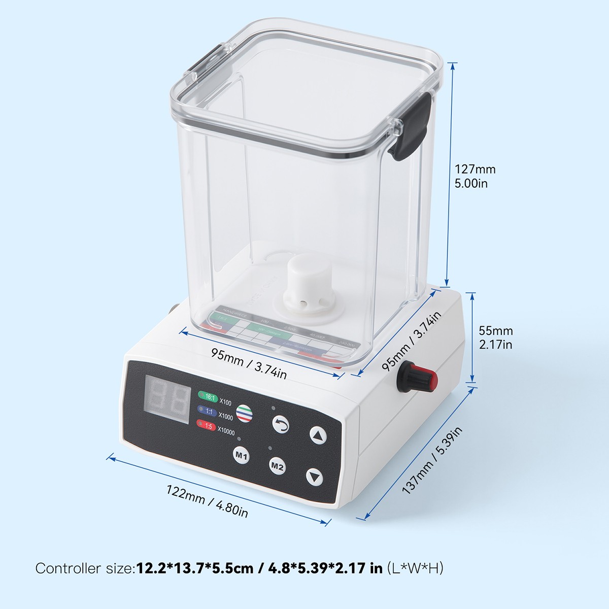 Dental LED Electric Motor W/ Water Supply Fit 16:1/1:5/1:1 Handpiece ISO-E type