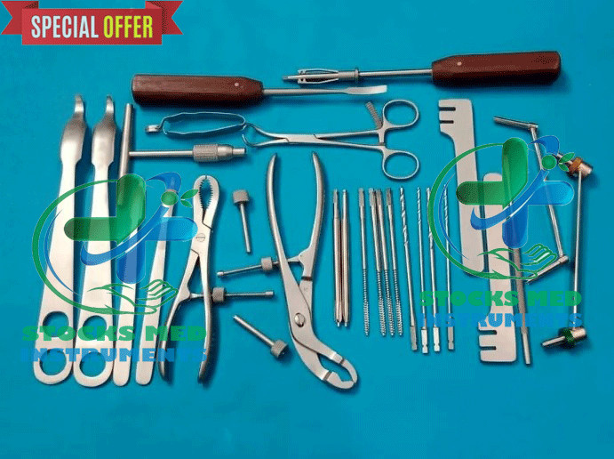 Small Fragment Instruments Set of 30 Pcs for Orthopedics Surgical Instruments