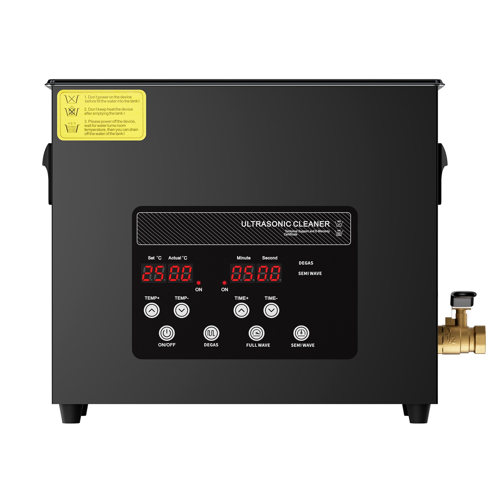 6L Ultrasonic Cleaner Cleaning Machine with Basket Heater and Timer 180W