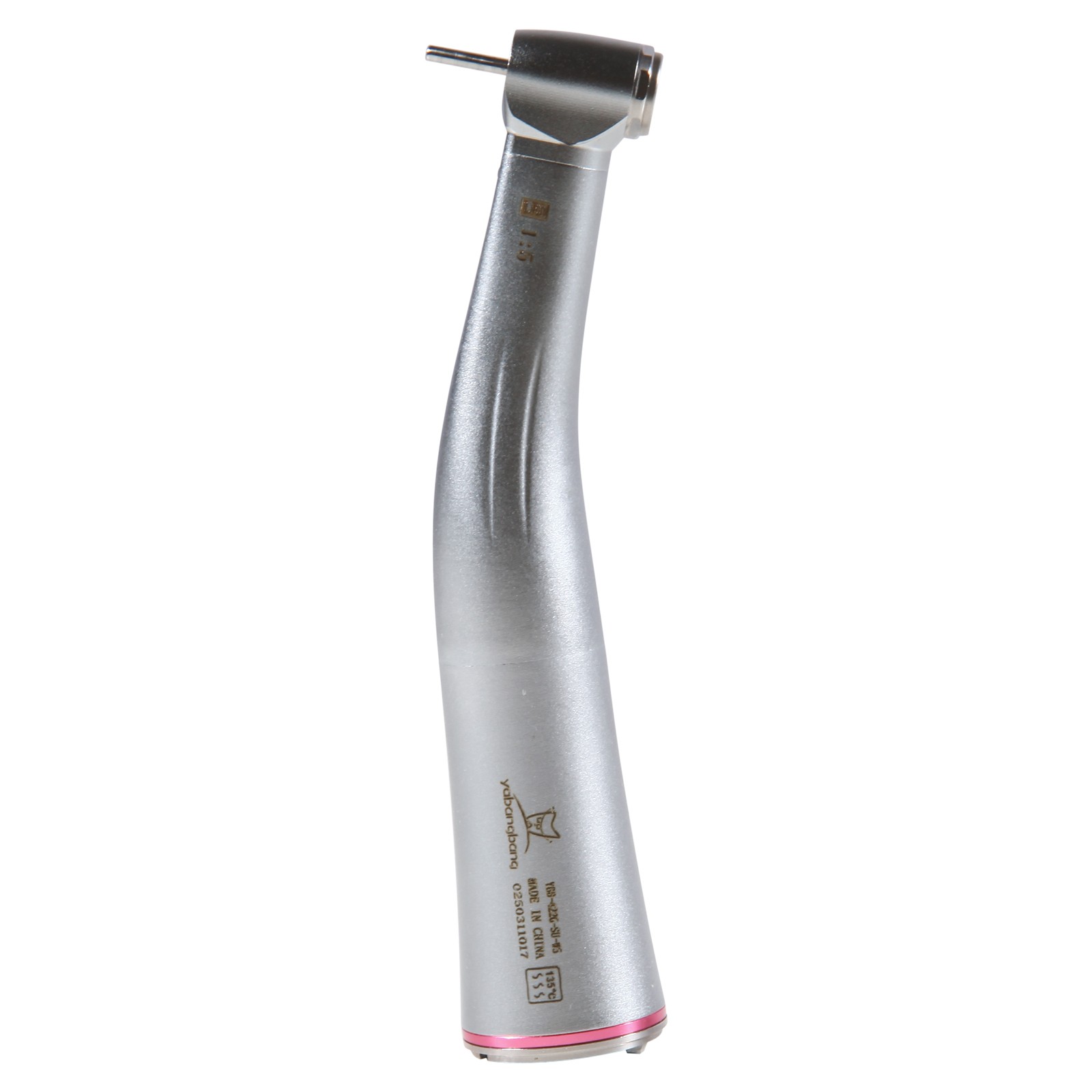 NSK Ti-MAX X95L Style Dental 1:5 LED Fiber Optic Contra Angle Handpiece Red Ring