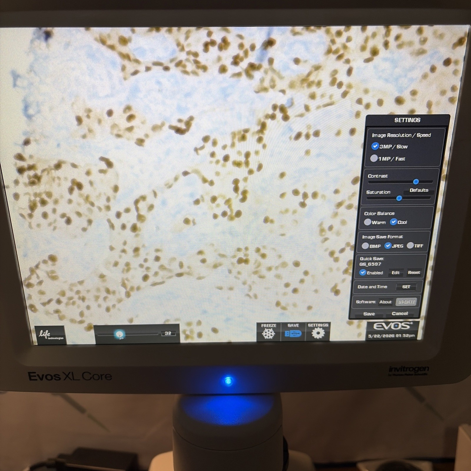 Thermo Invitrogen EVOS Core XL AMEX1200 Microscope 4x, 10x only