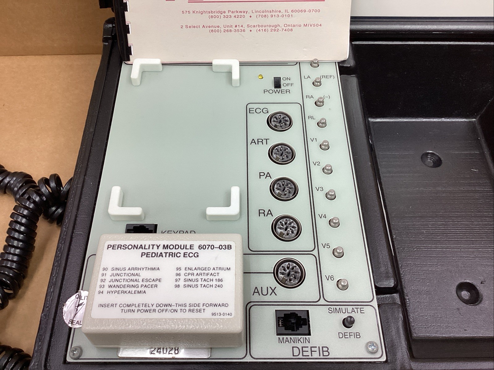 Armstrong Medical Industries, Inc. AA-820 Patient Simulator