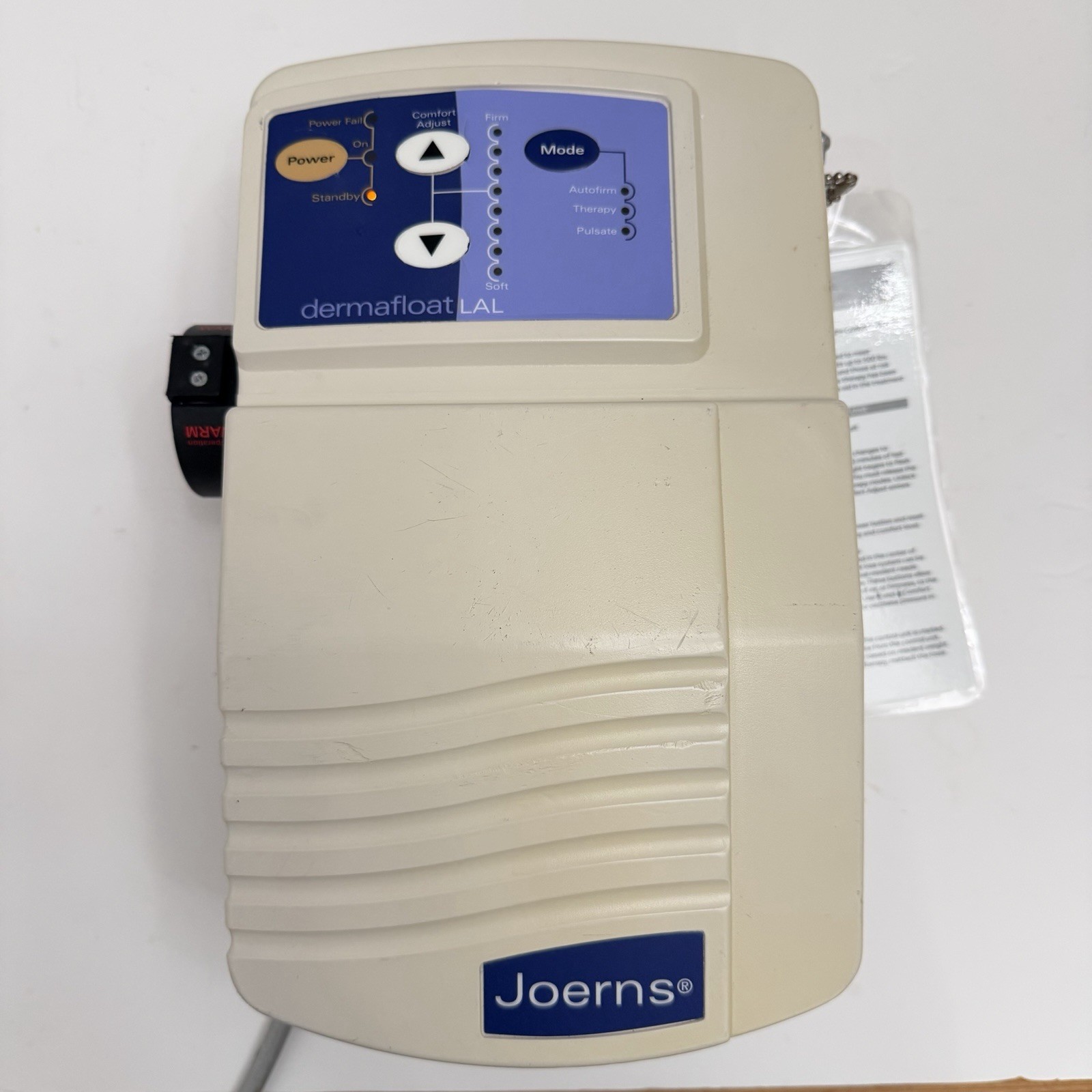 Joerns DermaFloat LAL CU Low Air Loss Therapy Mattress Pump Control Unit Tested