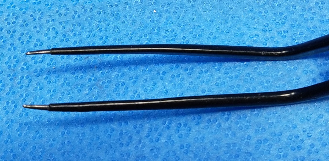 Stryker 6720-155-012 SilverGlide Precision Forceps, Non-Stick, 1.2mm