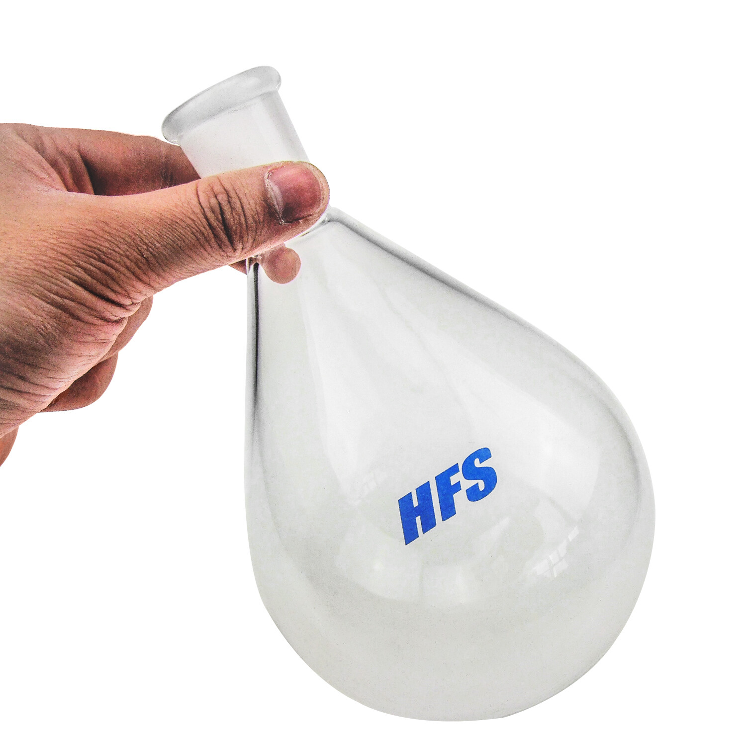 Single Neck Oval-Shaped Round Bottom Flask Tapered Joint 24/40, 500ML, 1L, 2L