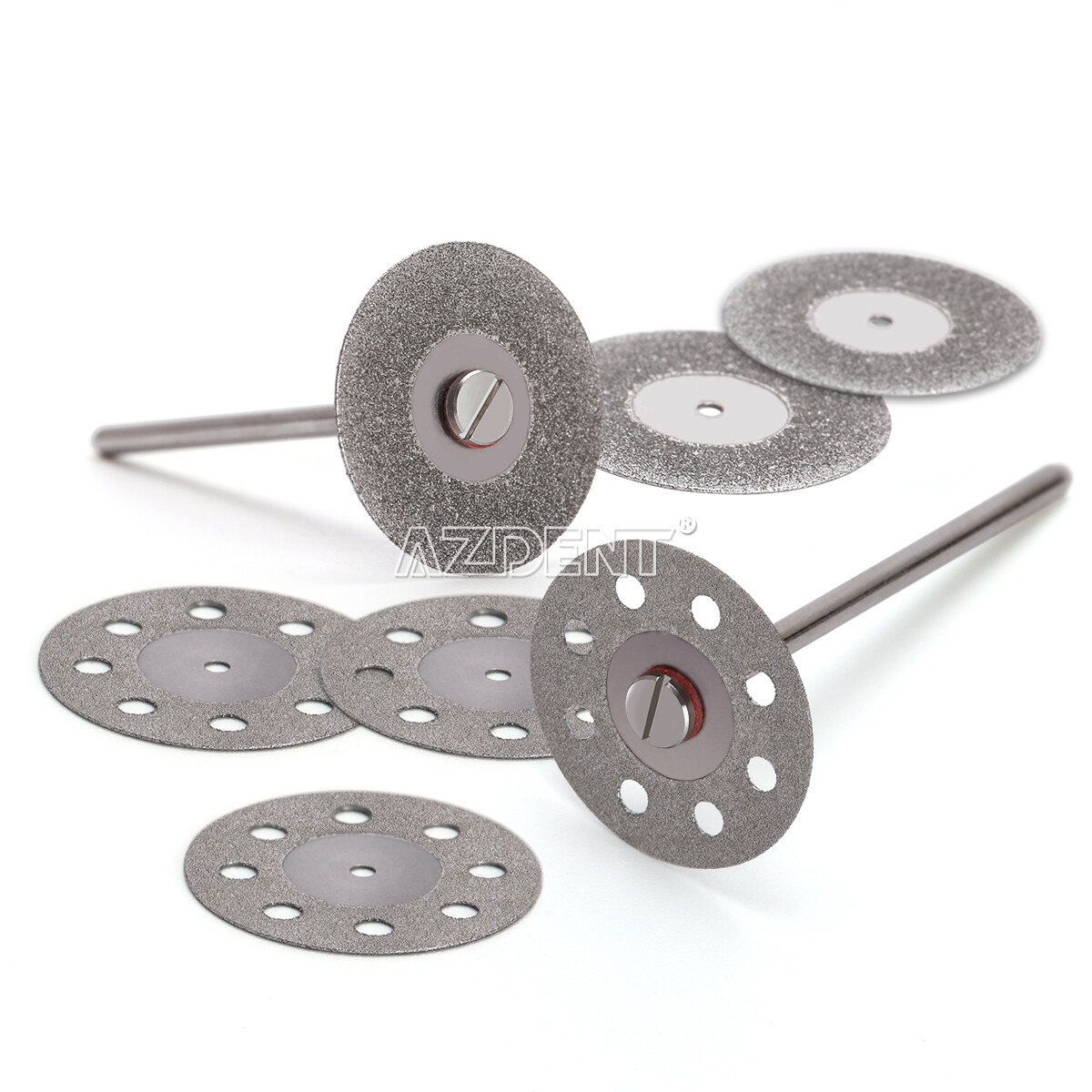 30pcs Dental Lab Diamond Disc Double Side Grit Cutting Disk Tool Diameter 22mm