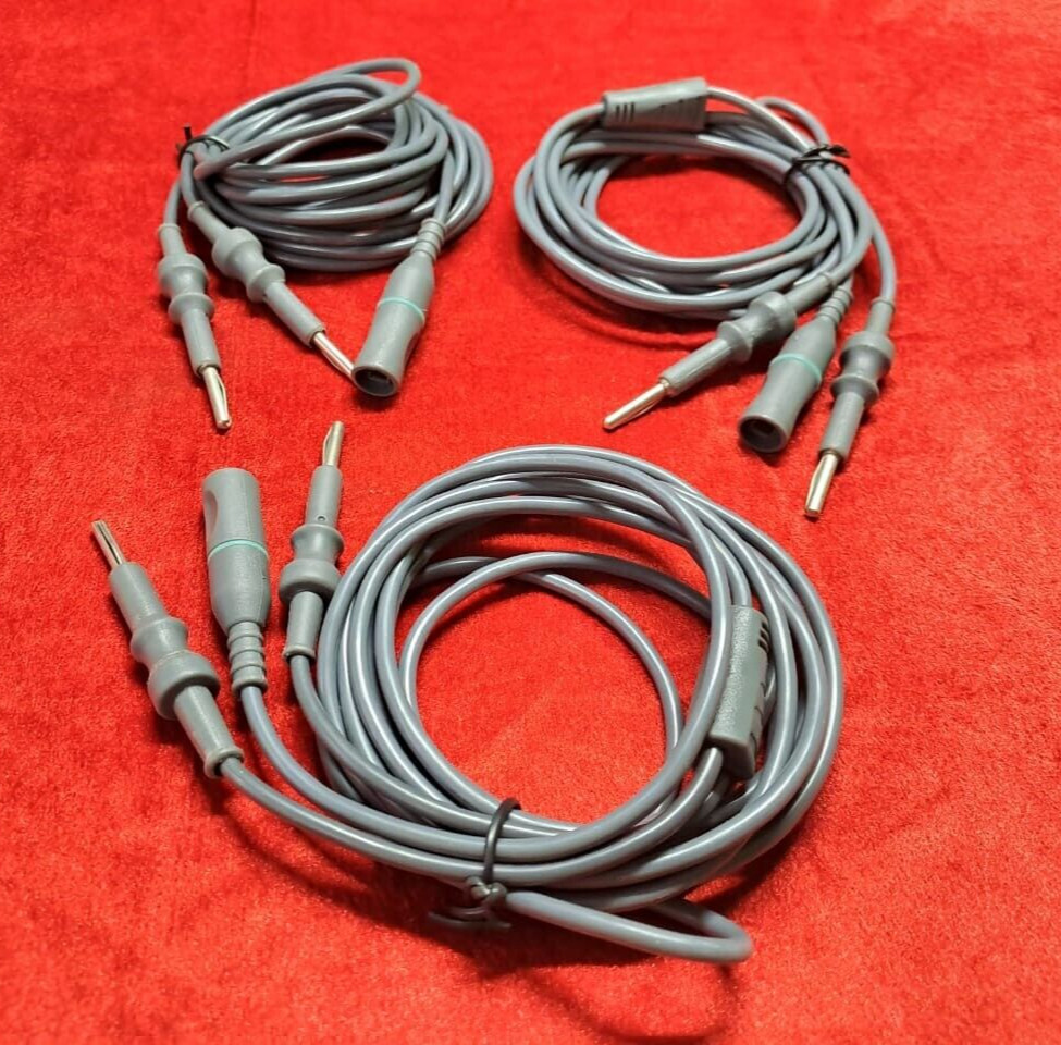 Laparoscopic Bipolar Cable 4mm Silicon Material Best Quality Reusable Instrument