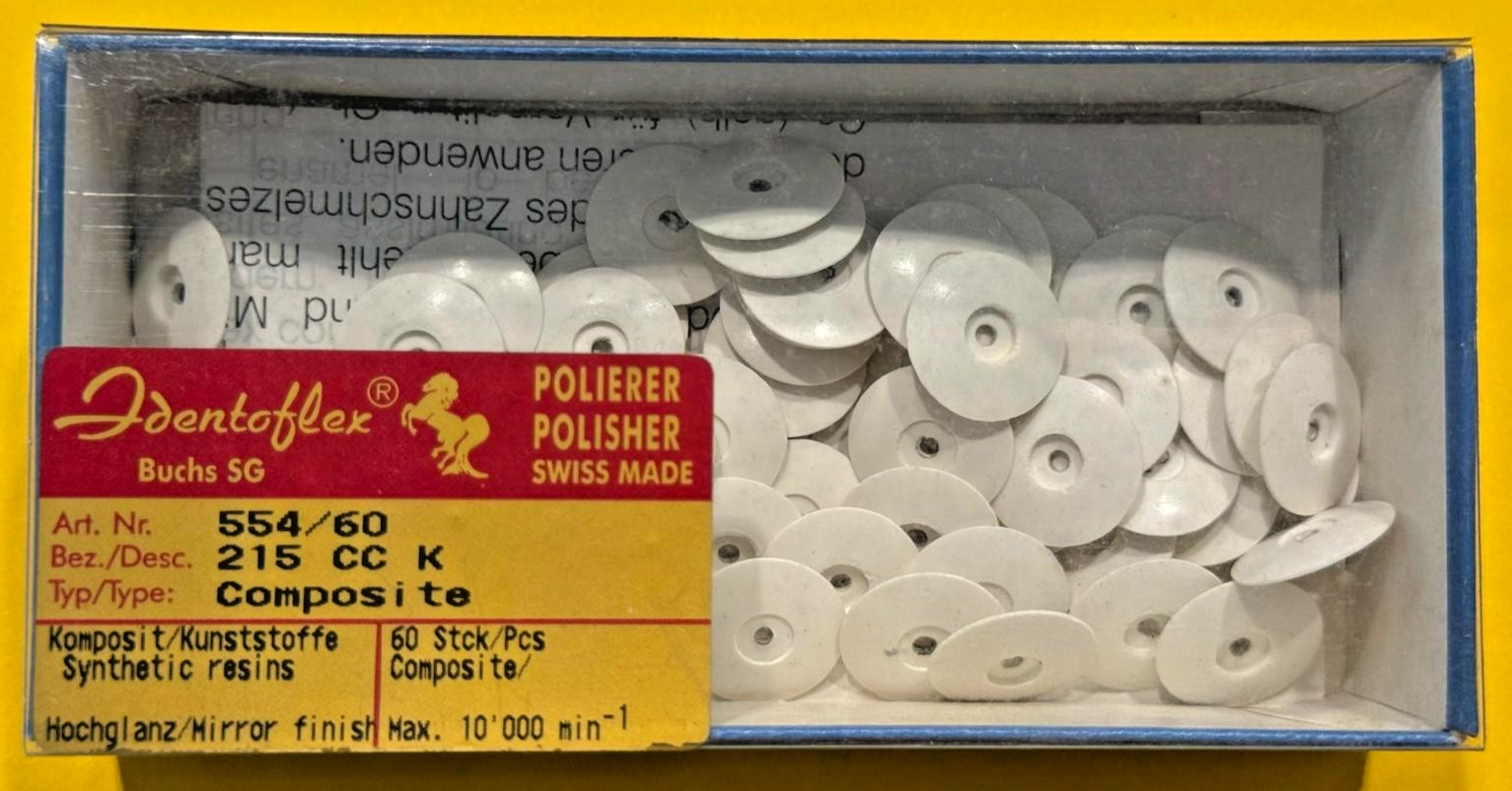 IDENTOFLEX COMPOSITE HIGH GLOSS POLISHER DISC 60u. a KERR Company Swiss made