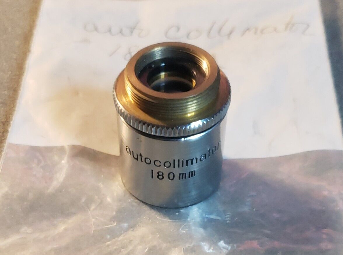 MICROSCOPE OBJECTIVE RESEARCH DEVICES AUTOCOLLIMATOR + IRIS OPTICS (DS1D3)