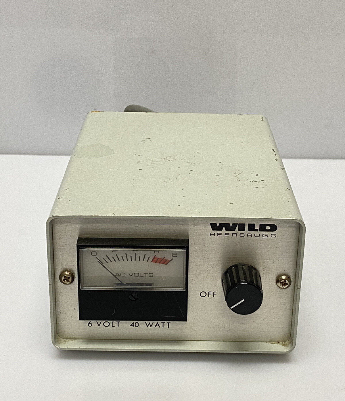Wild Heerbrugg Model 001018 A 6 Volt 40 Watt Microscope Power Supply