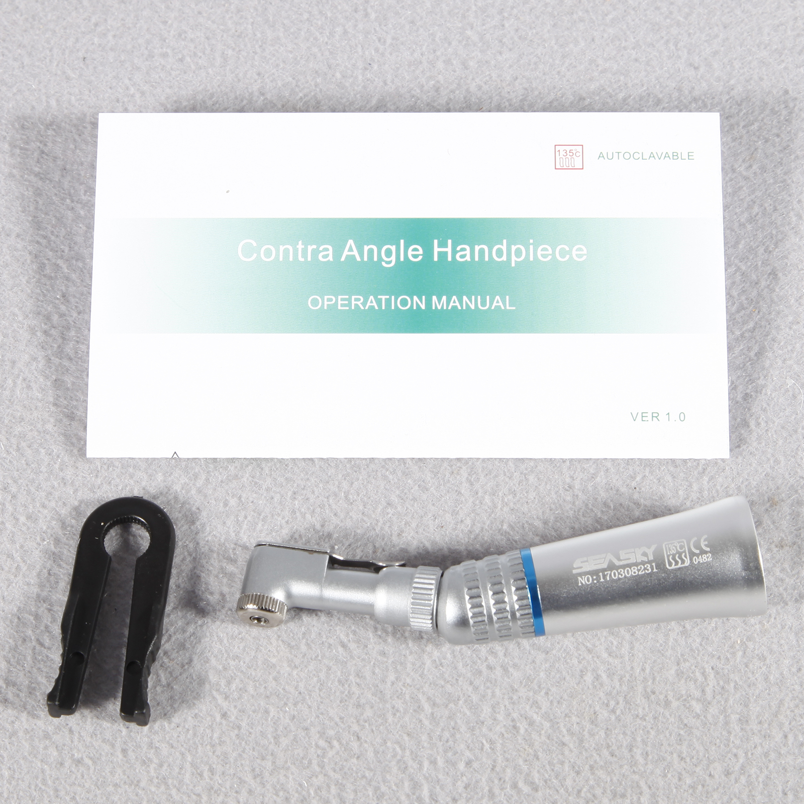 NSK Style Dental Low Speed Contra Angle Handpiece Latch Head E-Type fit motor YP