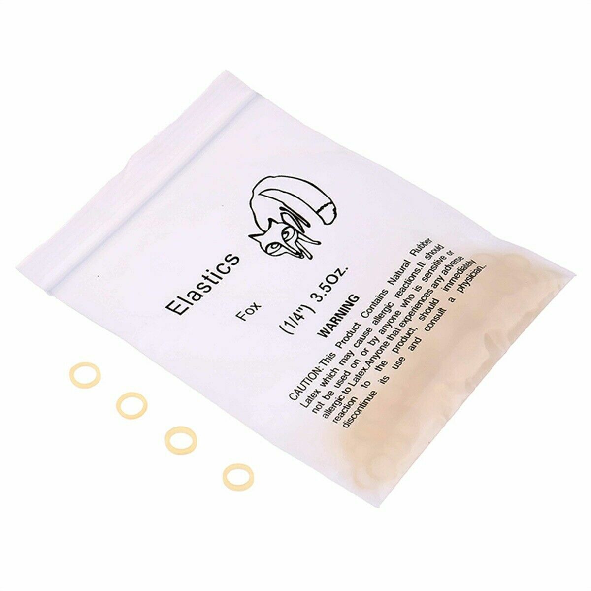 1Pack 100Pc Dental Fox Orthodontic Rubber bands Elastic Band Braces 1/4″ 3.5OZ