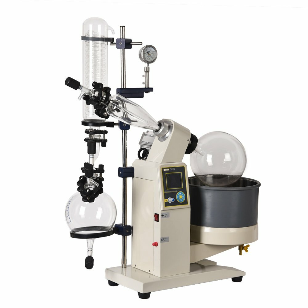 5L Lab Rotary Evaporator Motor Lift Extraction Distiller Device Rotavapor US