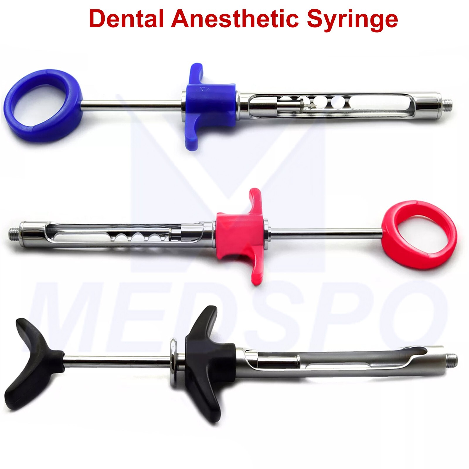 Dental Cartridge Anesthesia Injection Self Aspirating Anesthetic Syringe Dentist