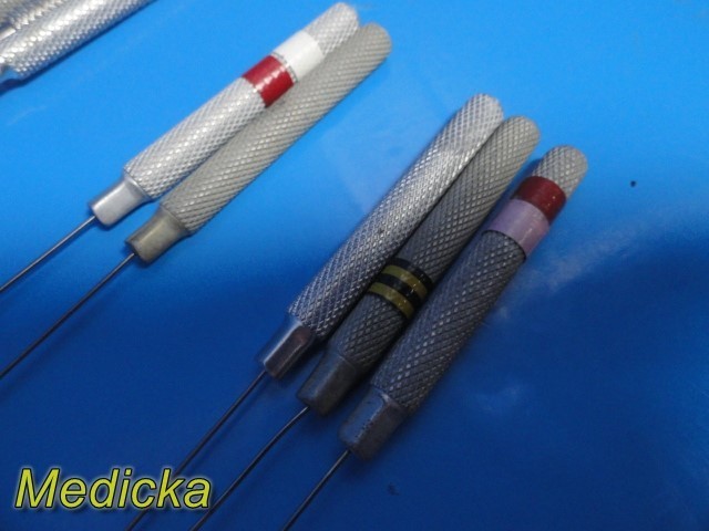Lot of 14 Codman Garrett Dilators – 1mm / 1.5mm / 2mm / 2.5mm ~ 38481