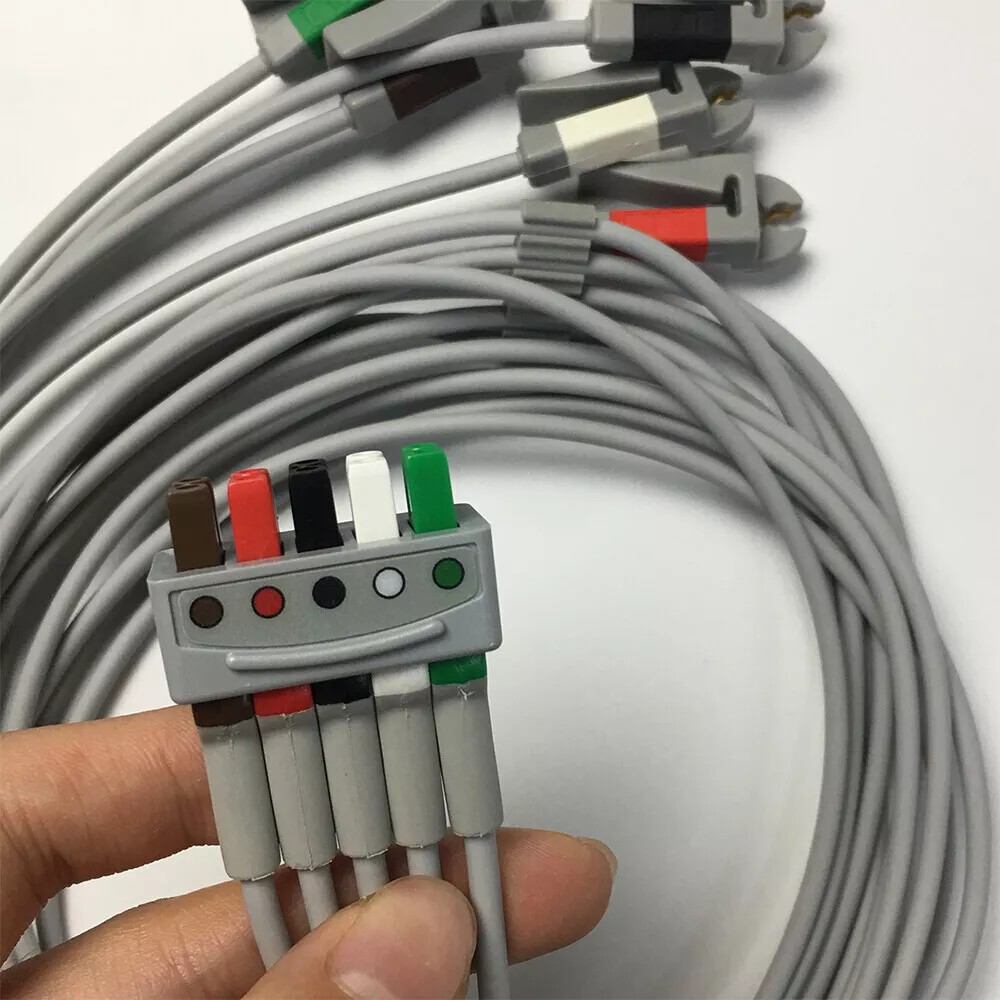 414556-002 5 Lead Cable Replacement for GE Replaces 412681-002 Adult Use